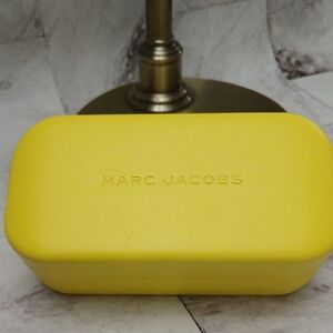 Marc Jacobs Yellow Embossed Hard Sunglasses Case
